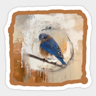 Beautiful Bluebird 01 Sticker